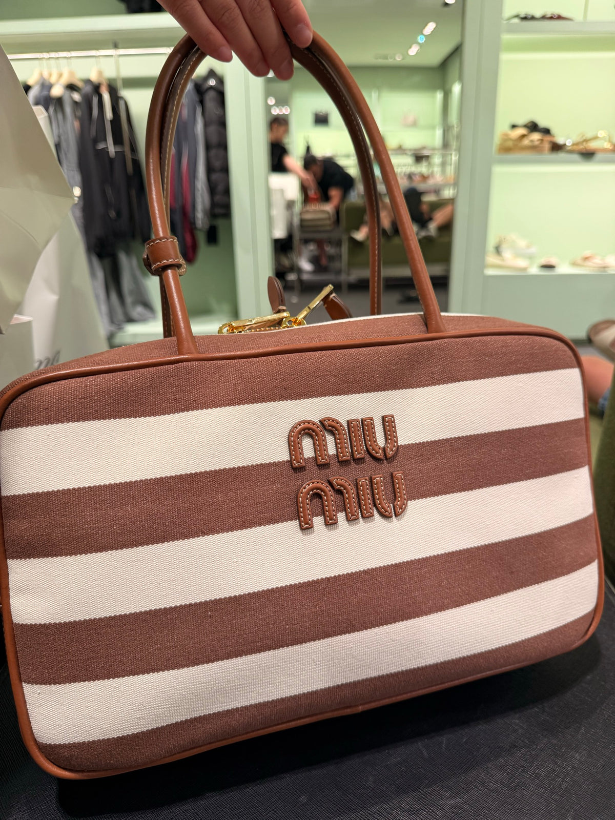 Miu Miu — Bauletto In Tessuto