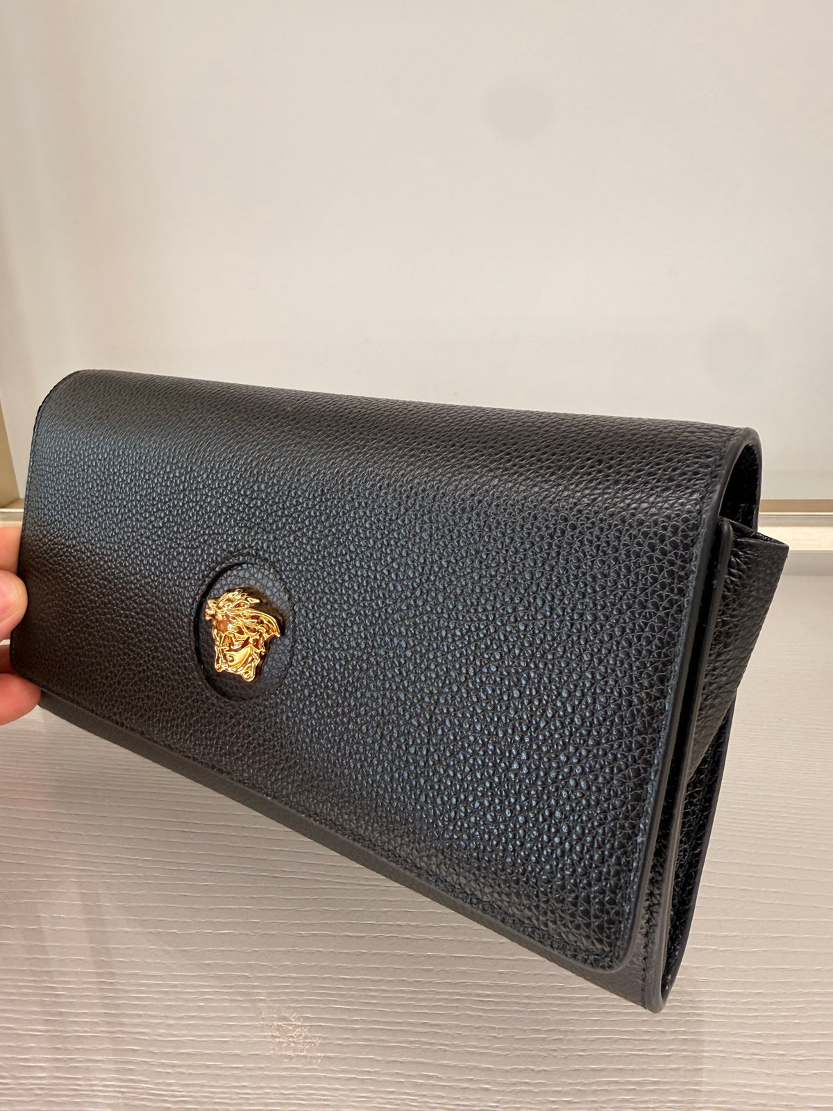Versace — Wallet On Strap, Black