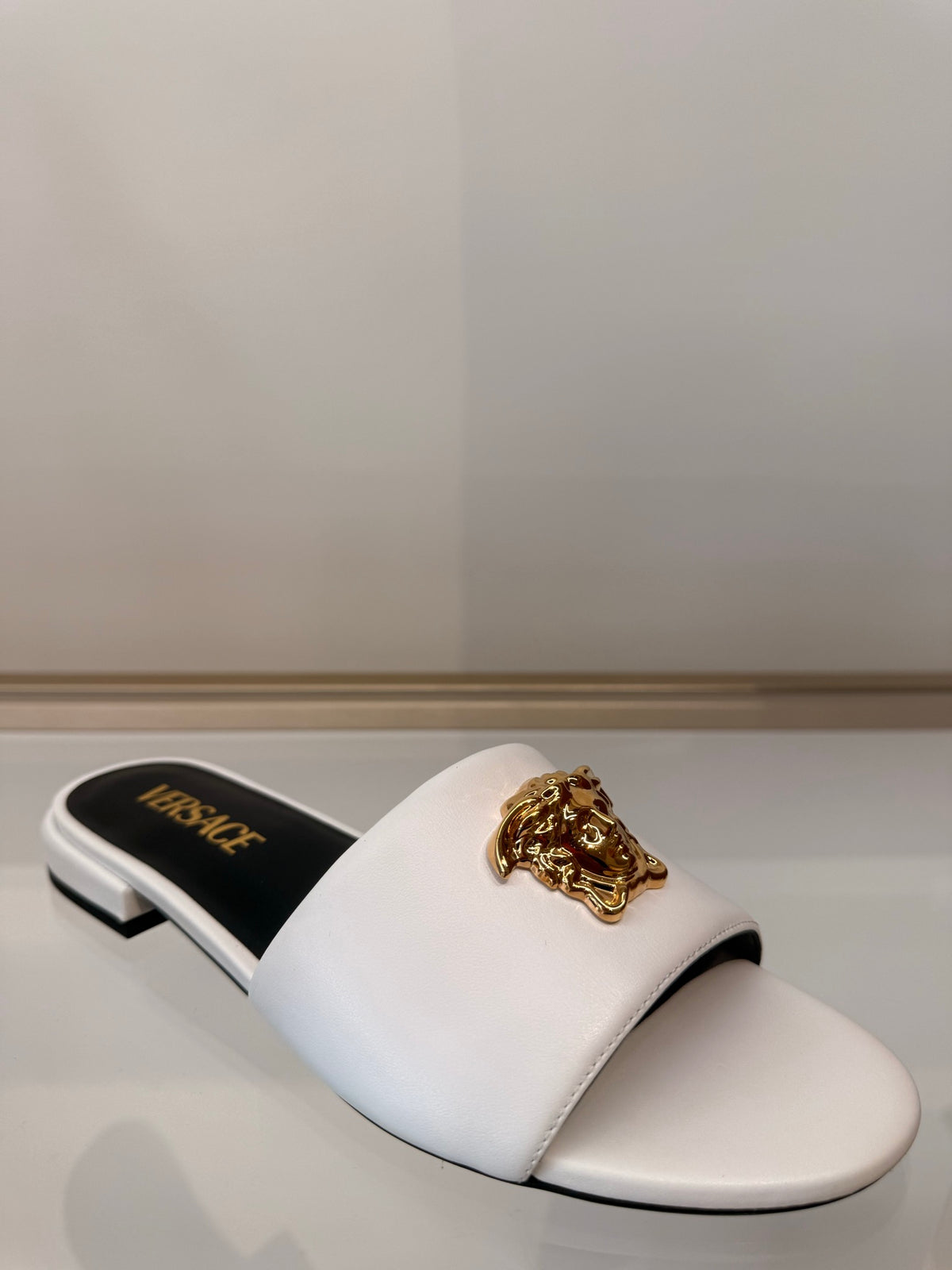 Versace — Sandal (Calf Leather), White