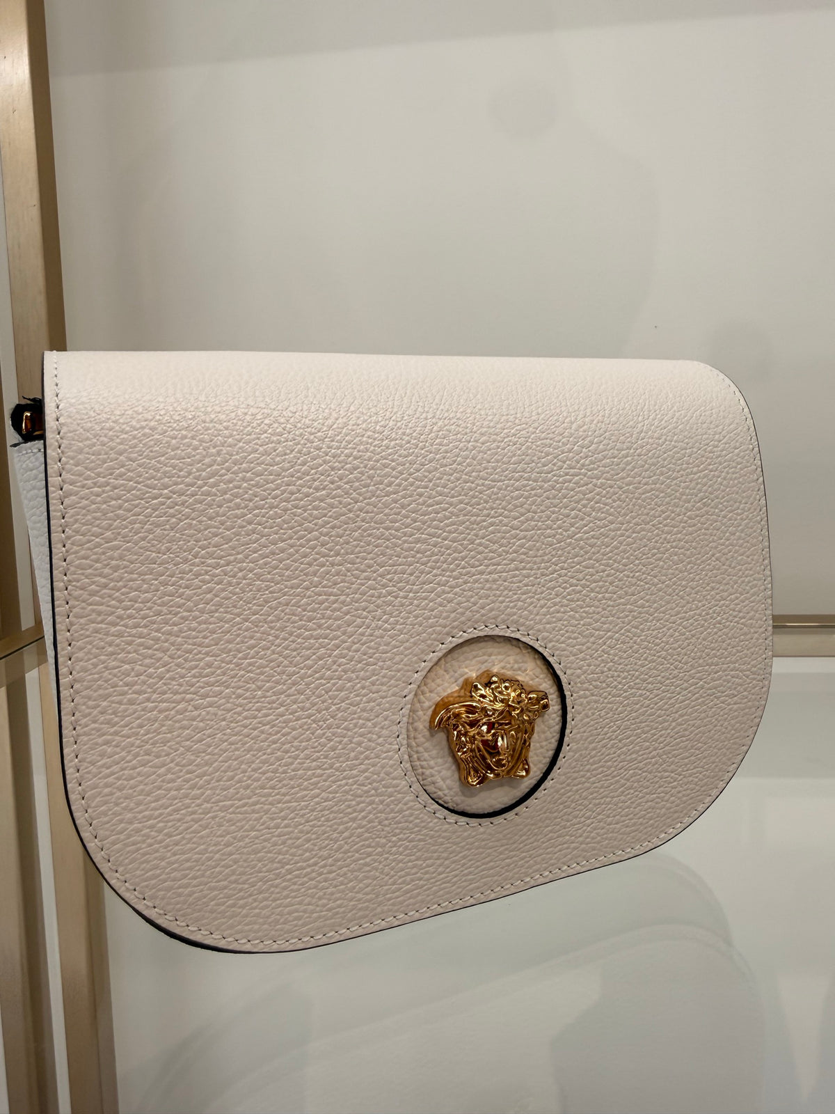 Versace — Crossbody (Calf Leather), White