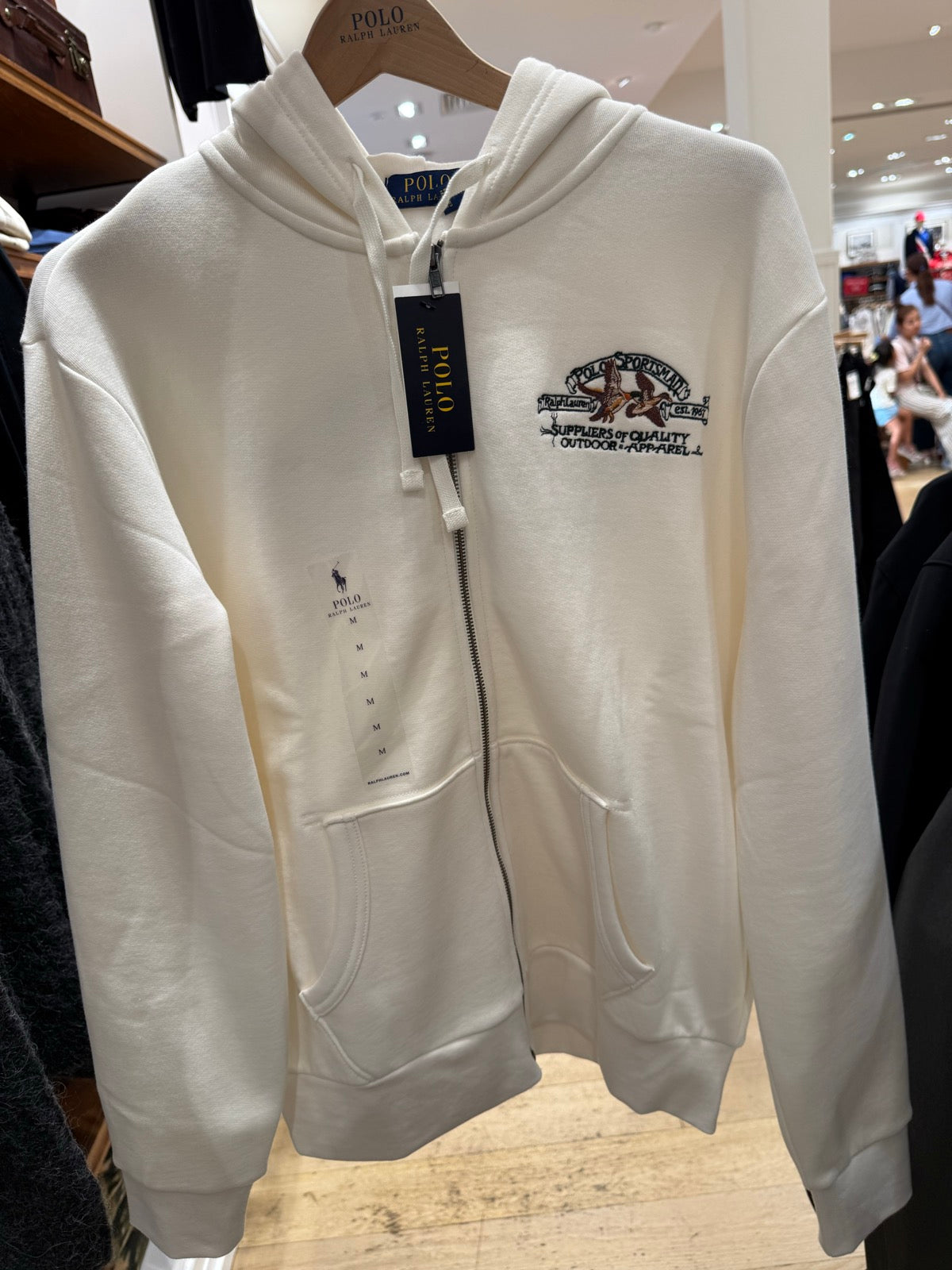 Polo Ralph Lauren White Sportsman hoodie