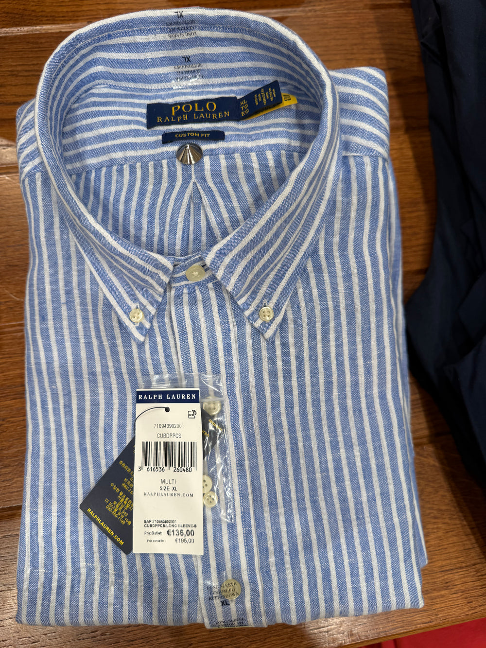 Shirt Ralph Lauren Blue and White stripes