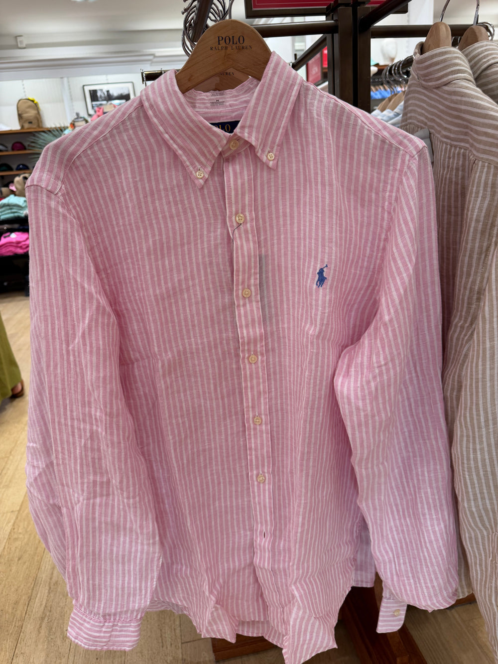 Shirt Ralph Lauren Pink and White stripes