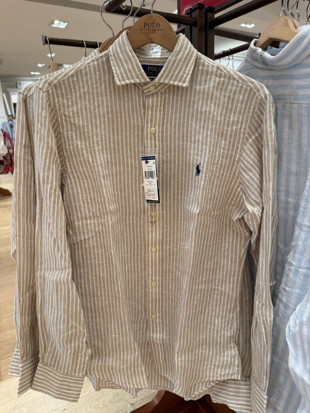 Shirt Ralph Lauren Beige and White stripes