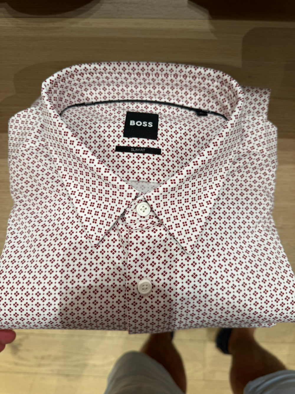 Hugo Boss — Shirt, DarkRed