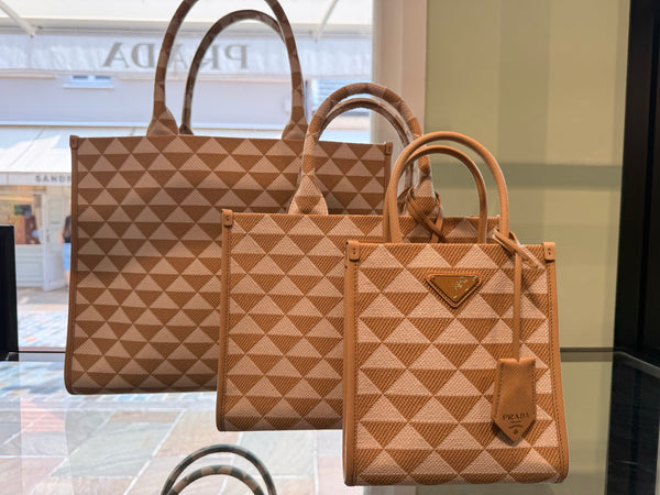 Prada — Shopping In Tessuto, Symbol, Brown