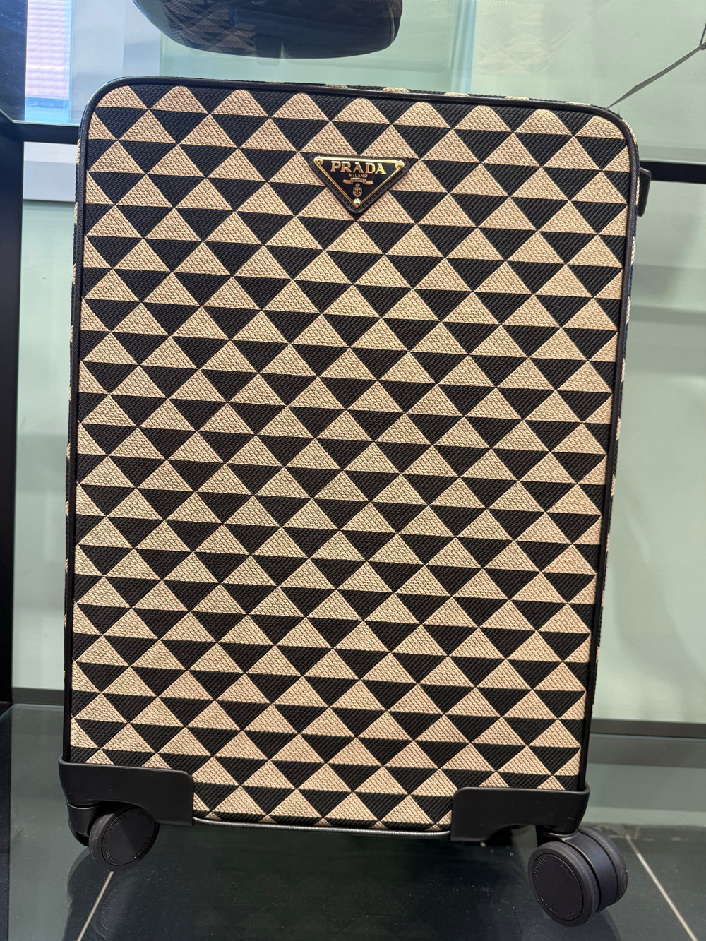Prada — Trolley In Tessuto, Black