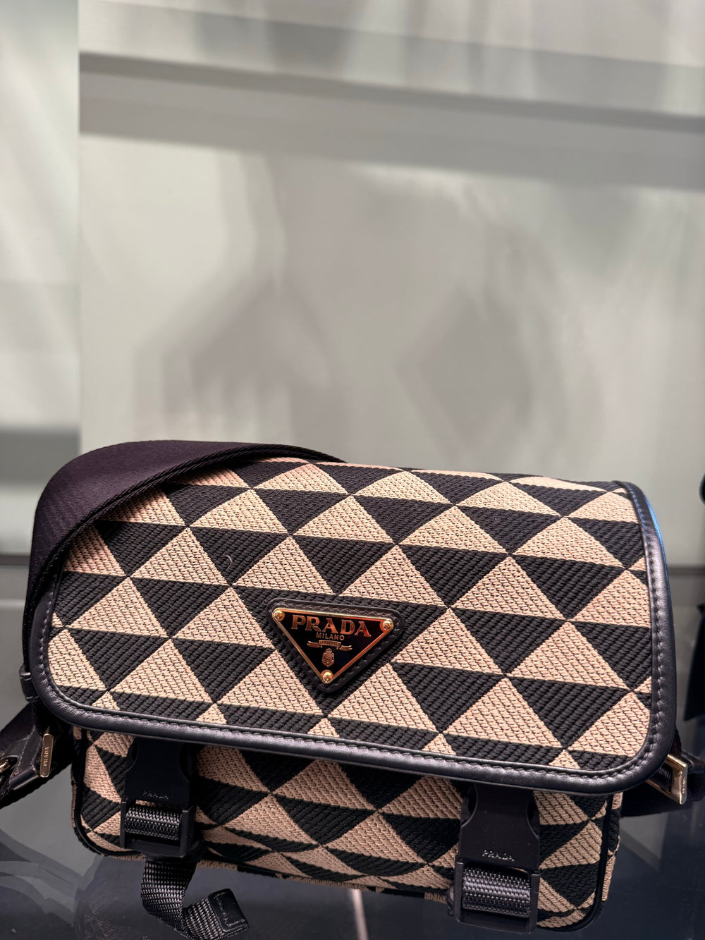 Prada — Tessuto In Pelle, Black