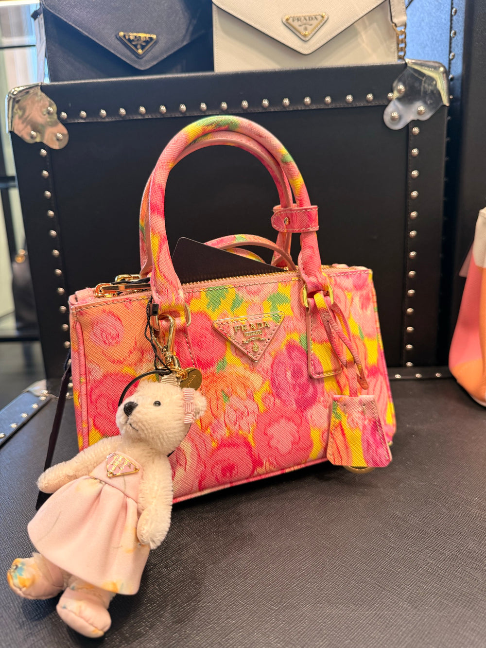 Prada — Borsa A Mano In Pelle, Pink