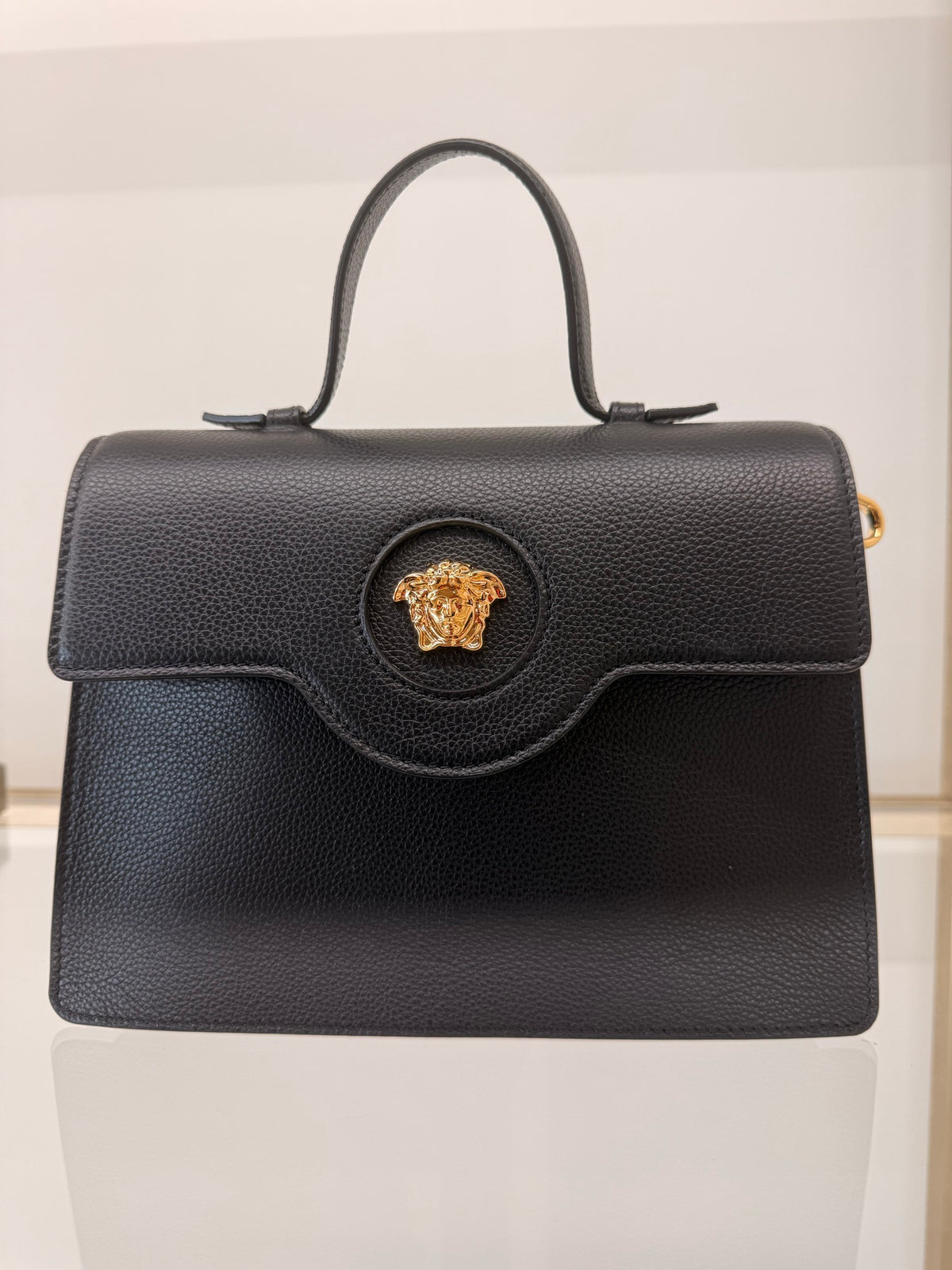 Versace — Medium Shoder (Calf Leather), Black