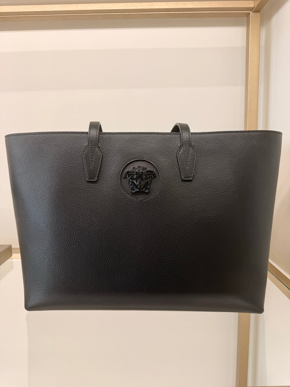 Versace — Tote (Calf Leather), Black