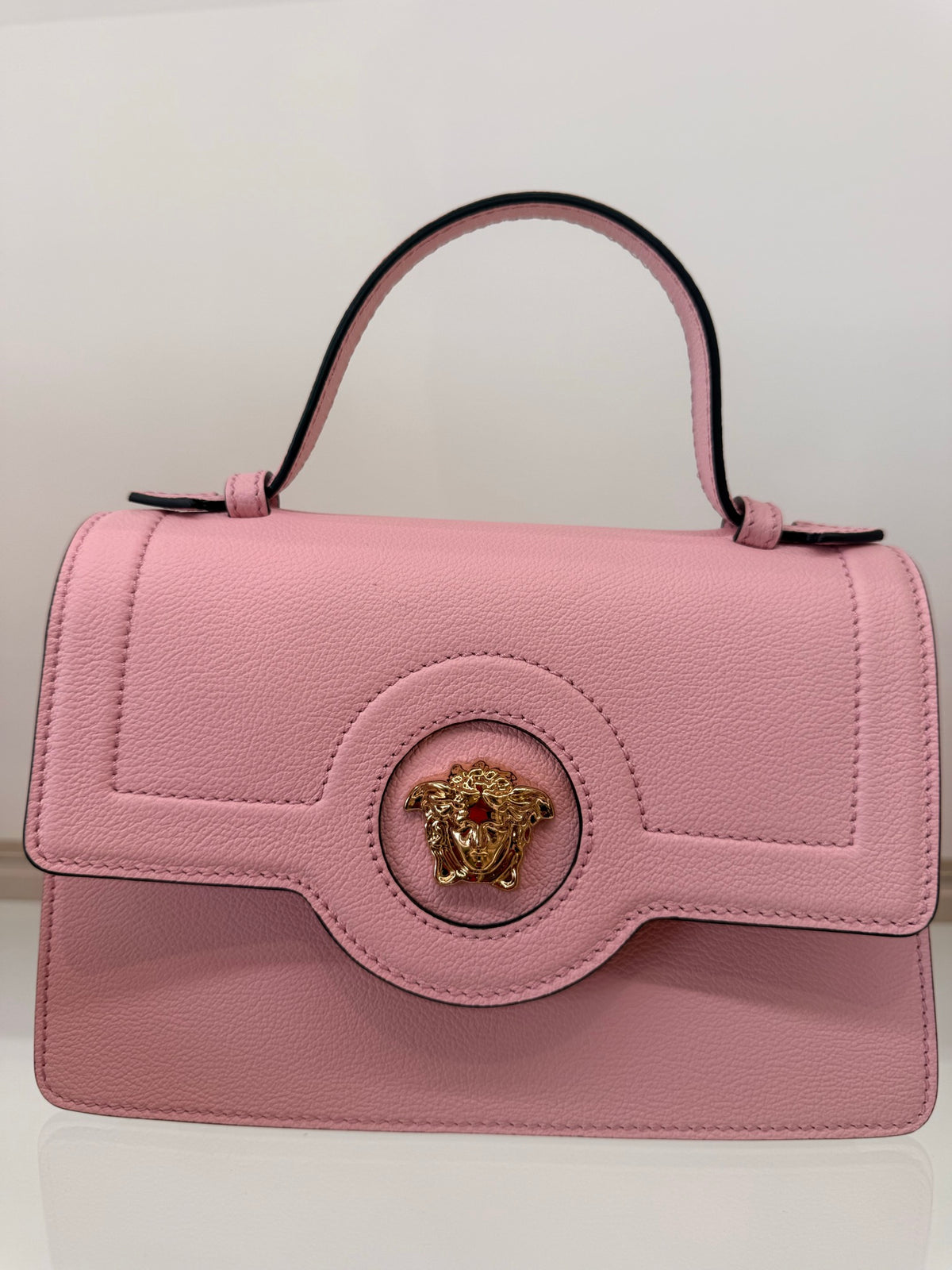 Versace — Small Top Handle, Pink