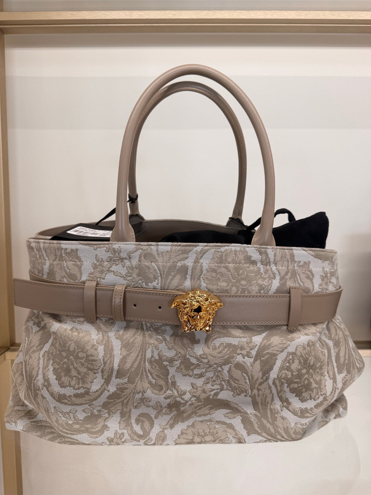 Versace — Large Tote (Calf Leather), Beige