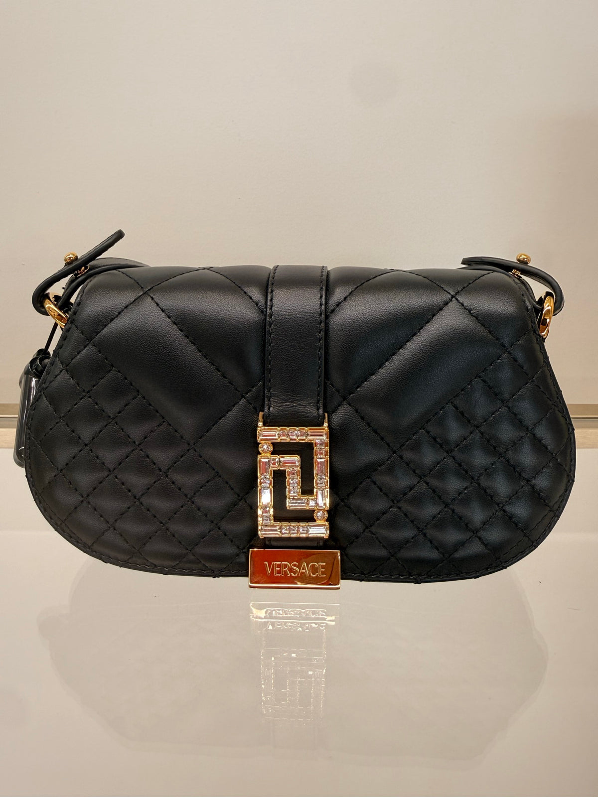 Versace — Mini Bag (Leather), Black