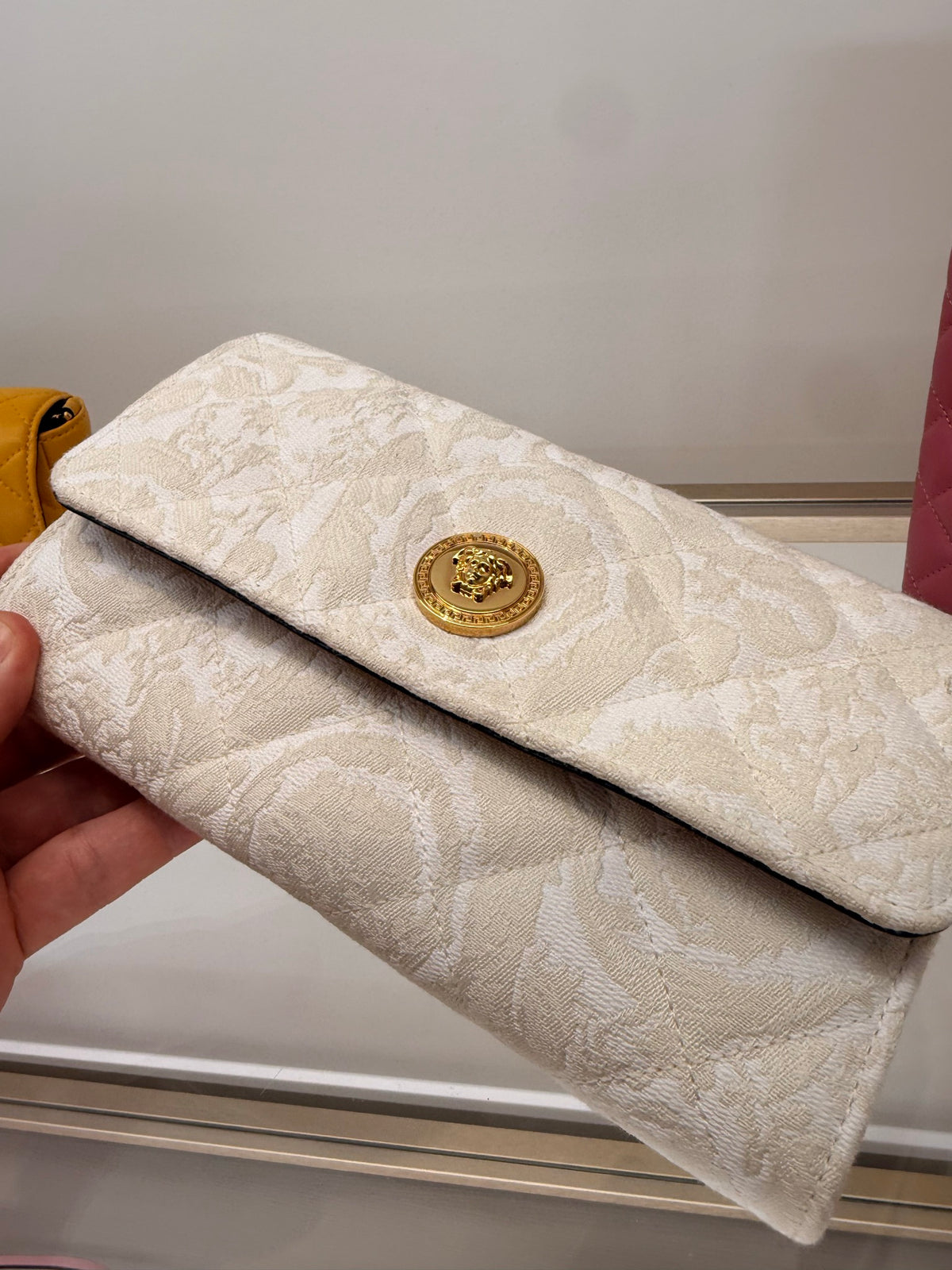 Versace — Wallet on Chain, Brown