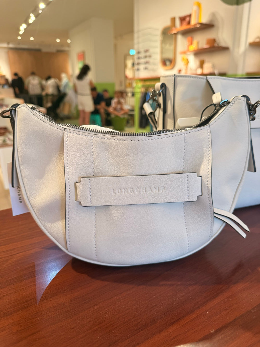 Longchamp — 3D Handbag M, White