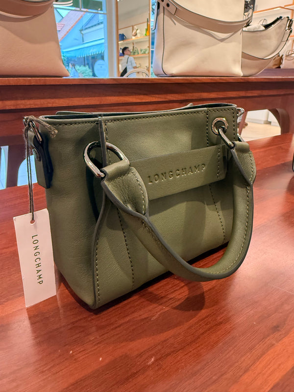 Longchamp — 3D Handbag S, Kaki