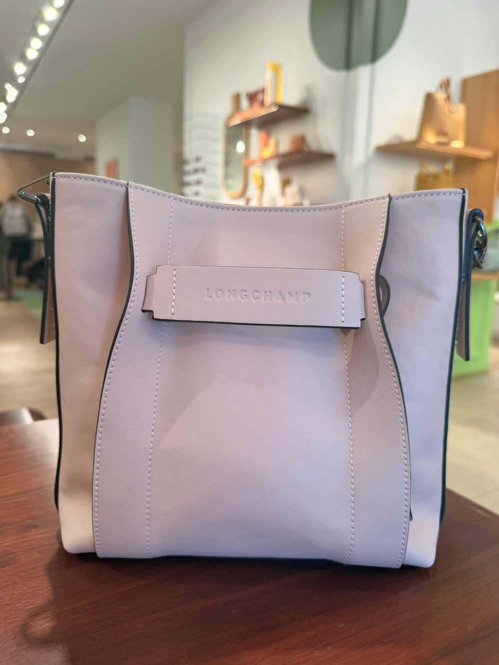 Longchamp — 3D Handbag S, White
