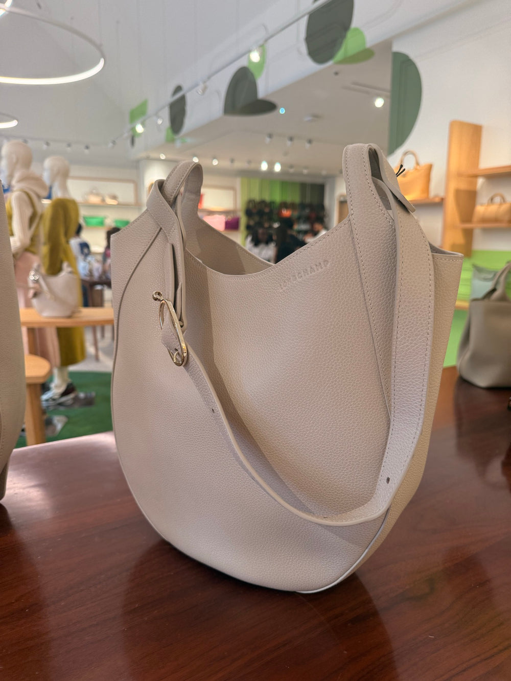 Longchamp — Le Foulonné, White