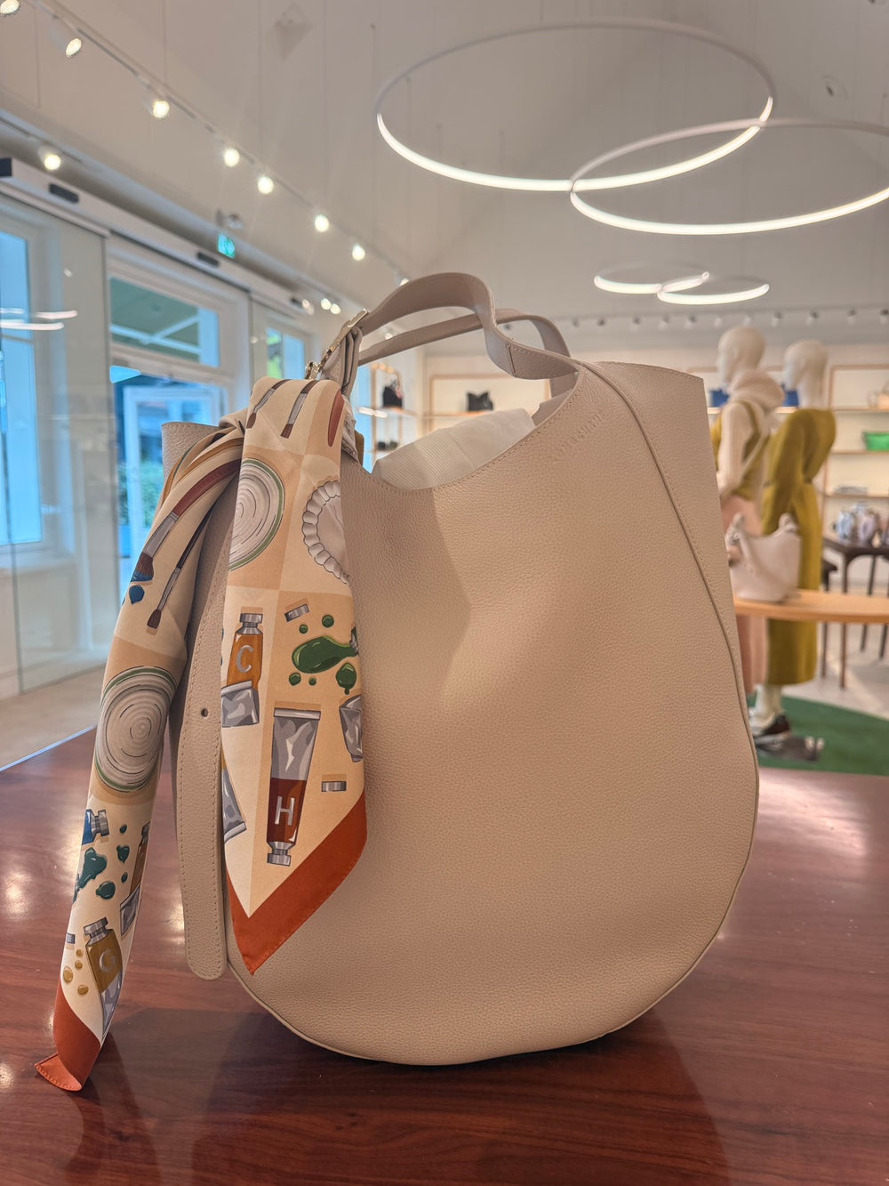 Longchamp — Le Foulonné, Grained leather