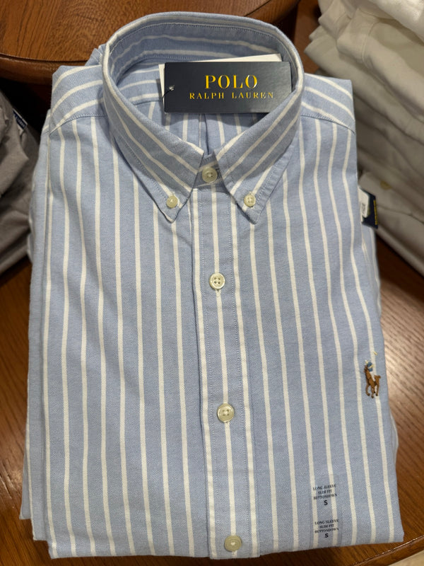 Polo Ralph Lauren Blue stripe oxford shirt