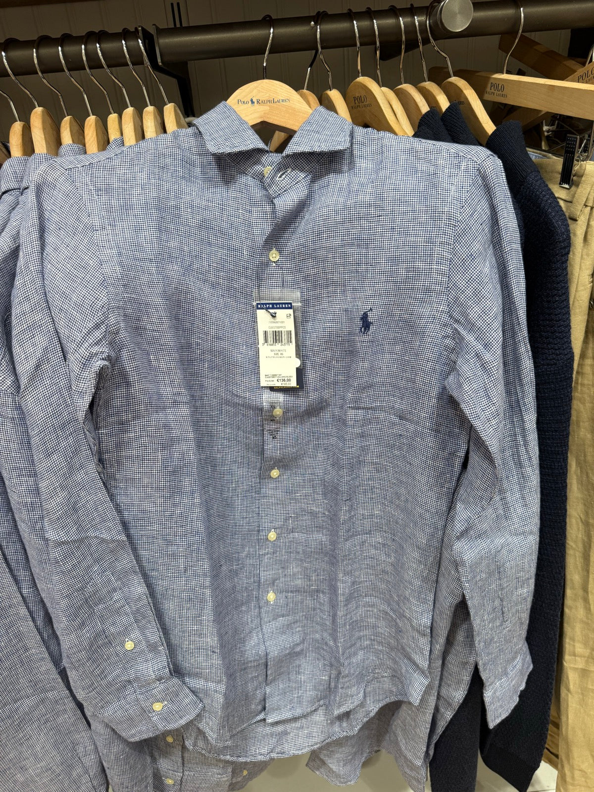 Polo Ralph Lauren Navy check shirt