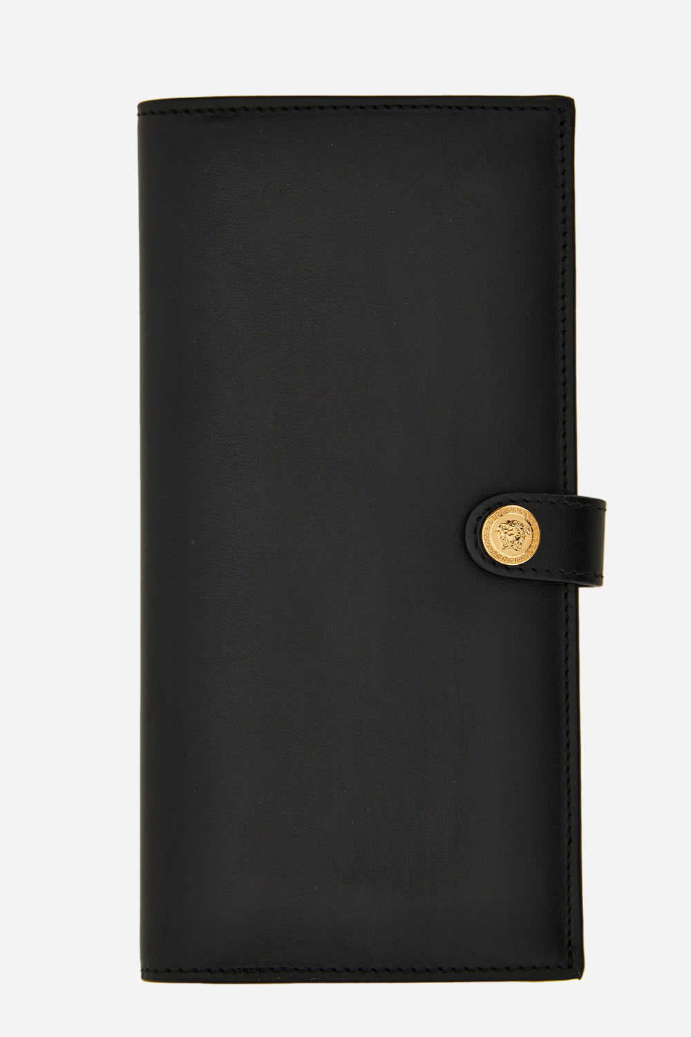 Versace — Icon Long Wallet In Calf Leather