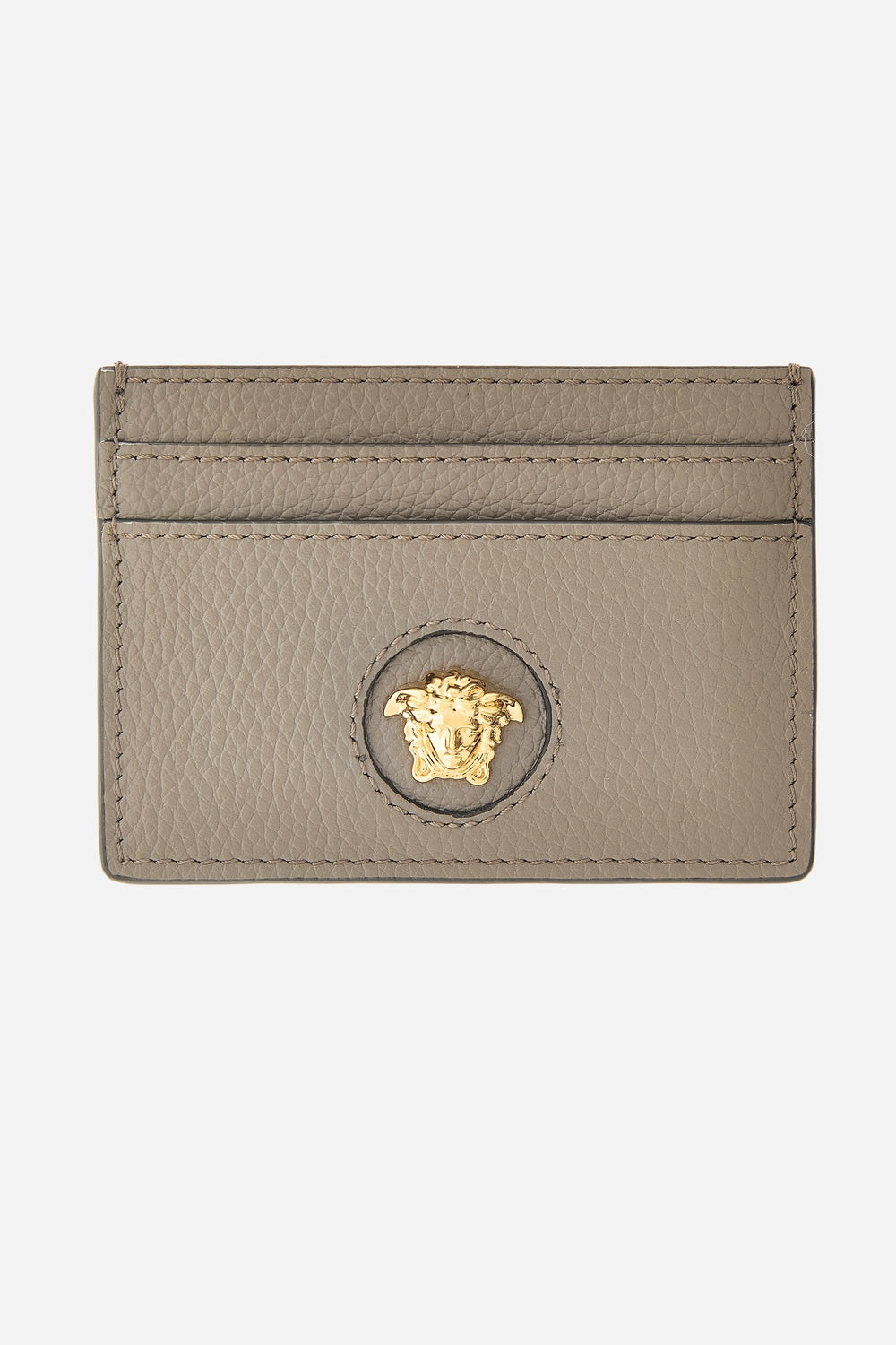 Versace — La Medusa Card Case In Grainy Calf Leather