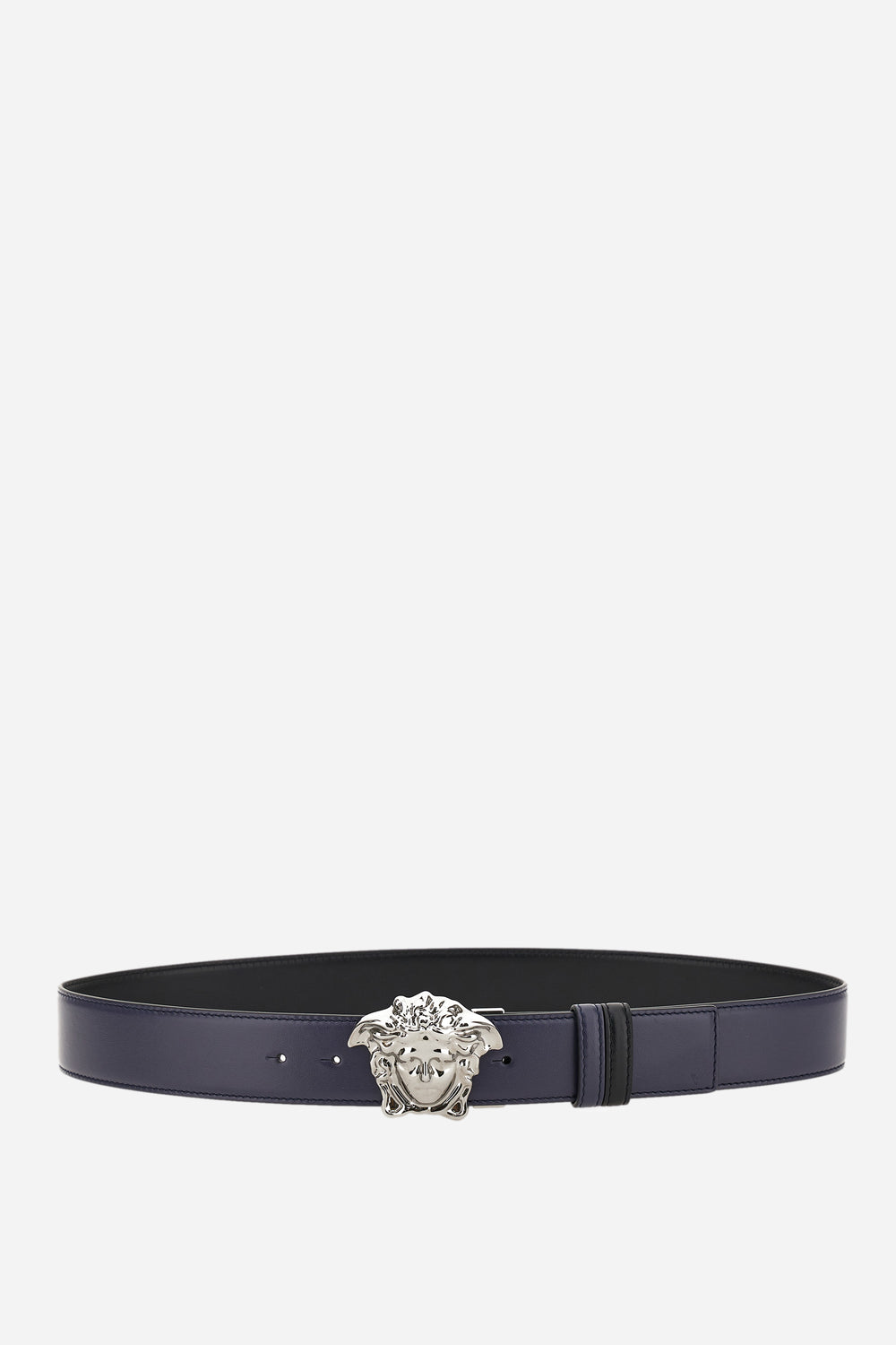 Versace — La Medusa Reversible Belt 4 Cm In Calf Leather