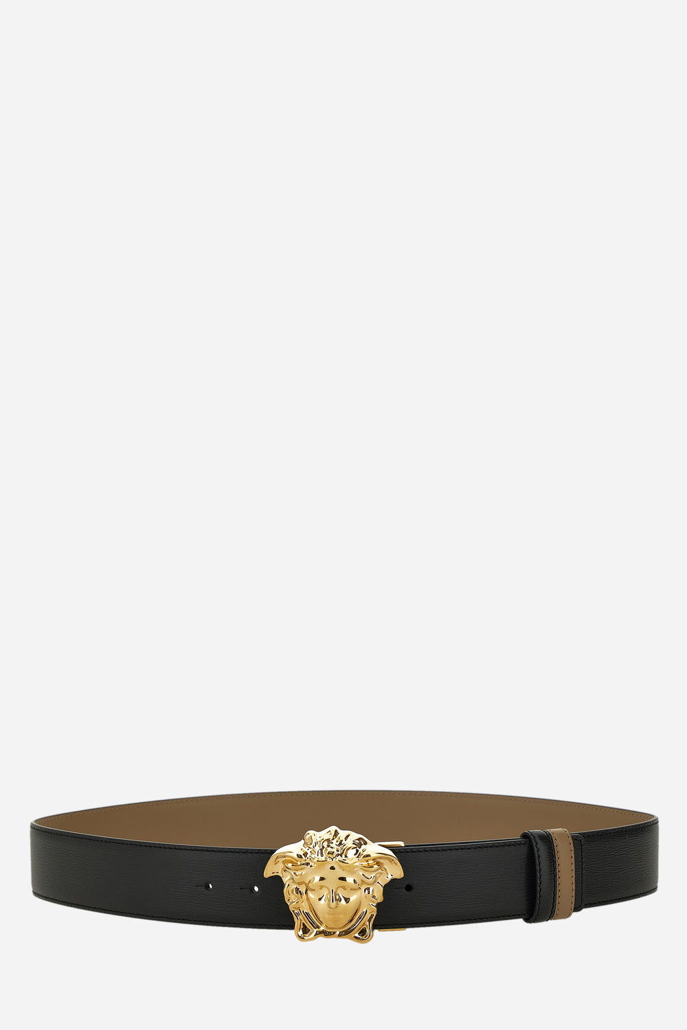 Versace — La Medusa Reversible Belt 4 Cm In Calf Leather