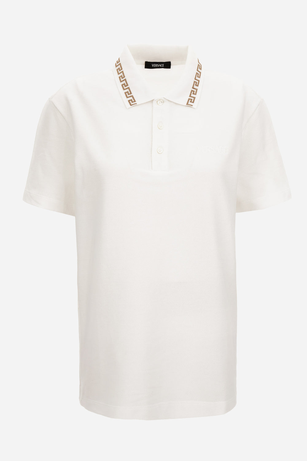 Versace — Polo In Cotto Piquet