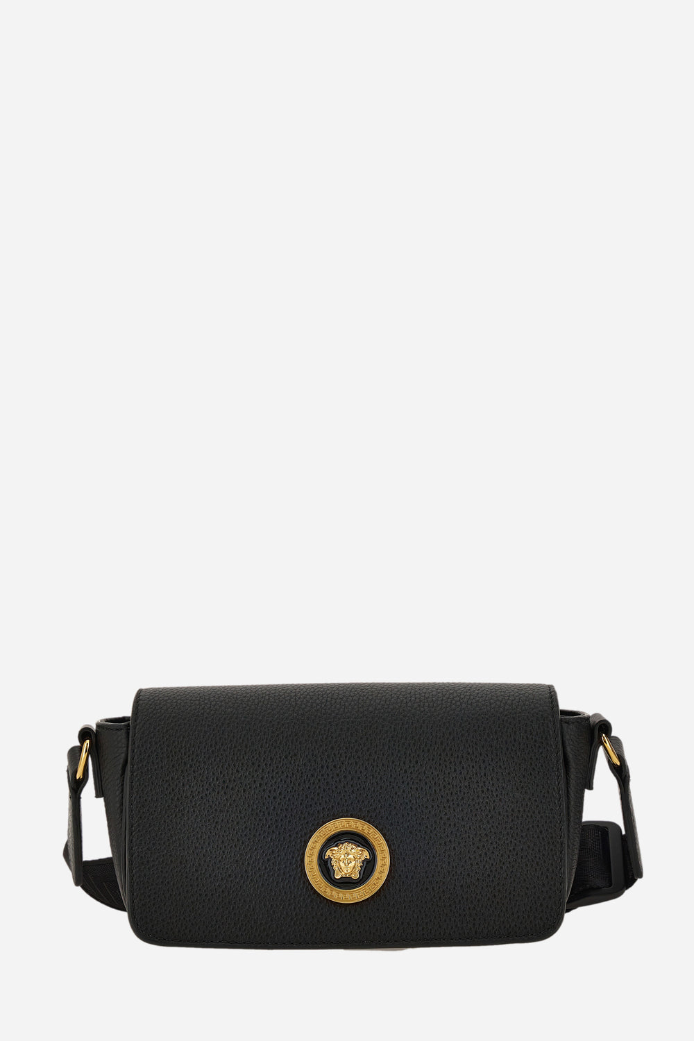 Versace — Icon Crossbody Bag In Grainy Calf Leather