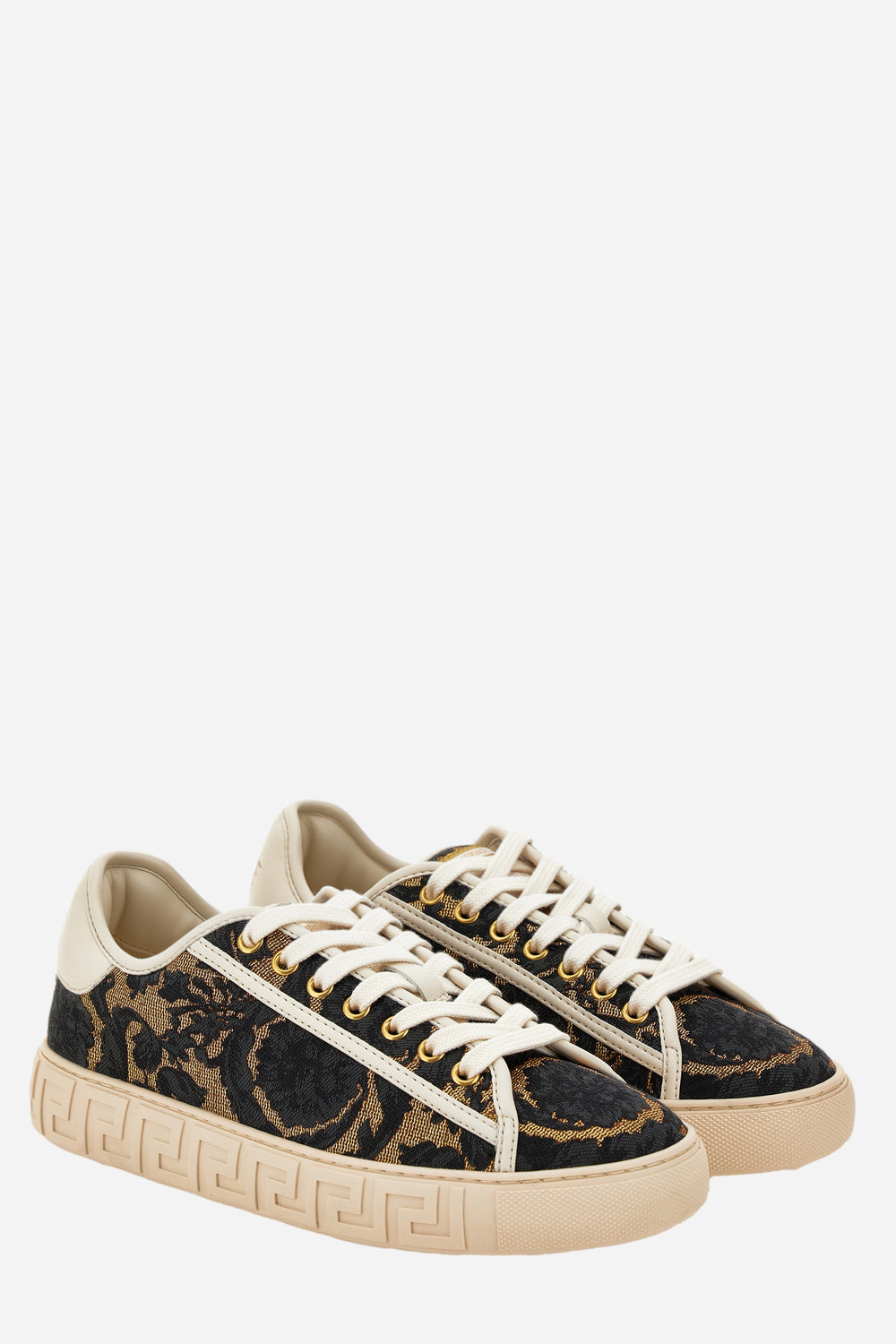 Versace — La Greca Sneaker In Jaquard Fabric-Responsabile Fabric