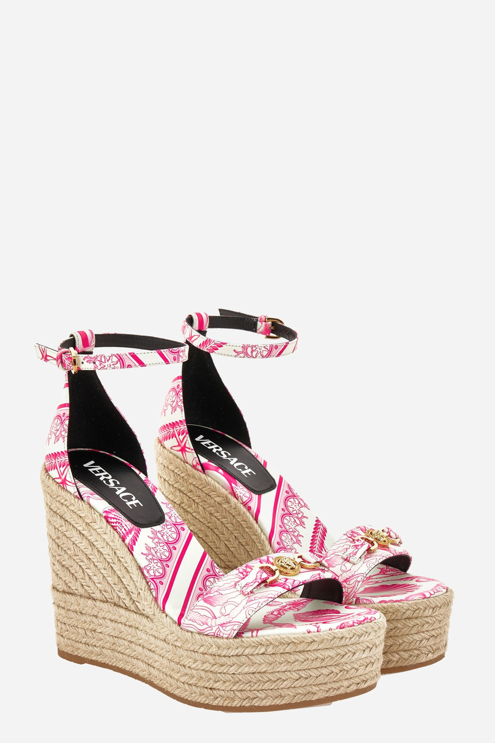 Versace — Medusa 95 Espadrilles In Calf Leather