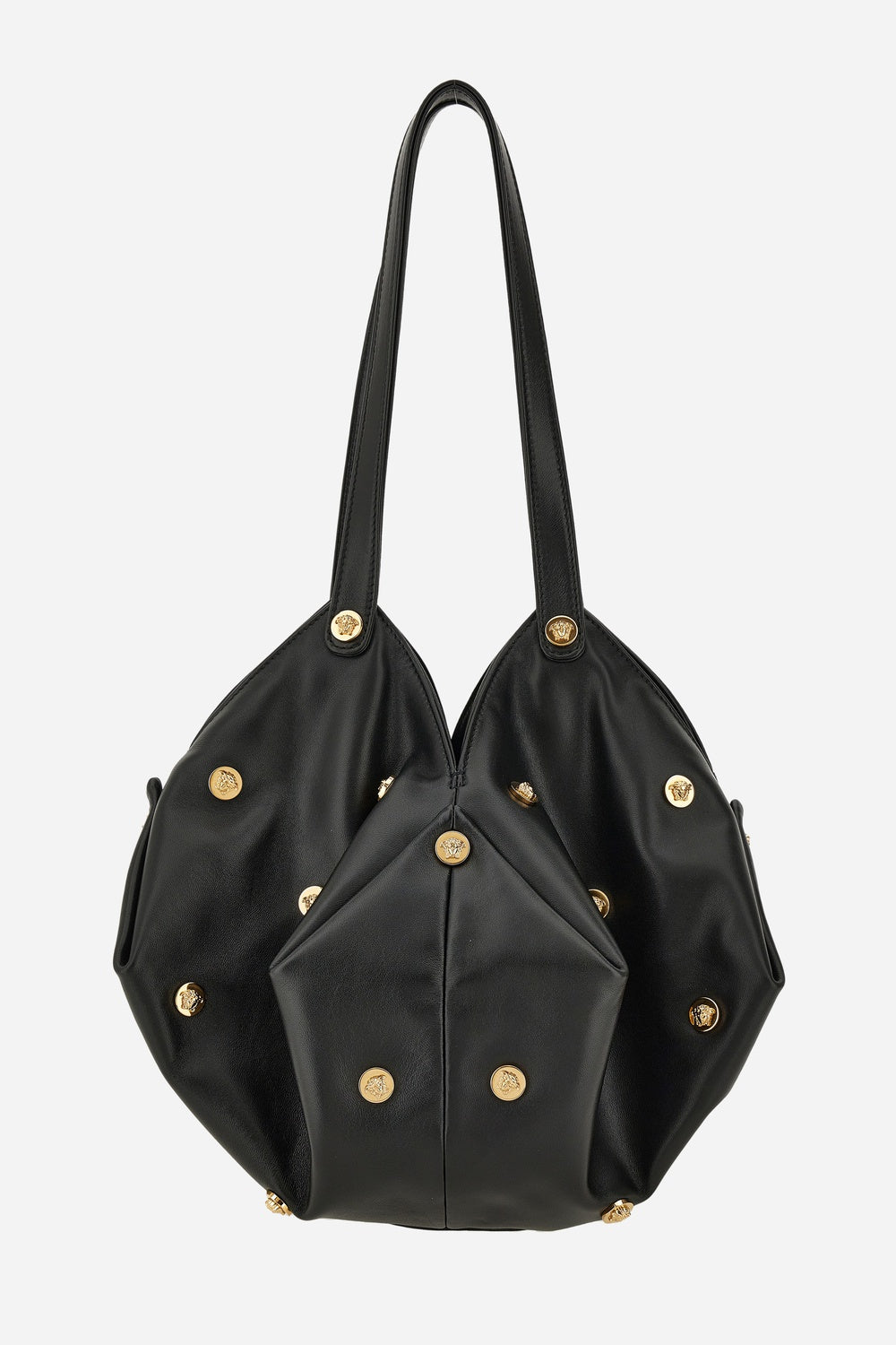 Versace — Protea Shoulder In Lamb Leather-Studs