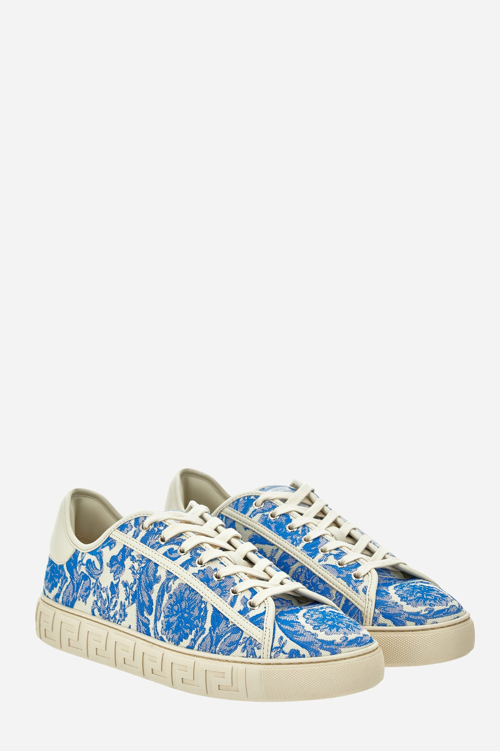 Versace — La Greca Sneaker In Fabric- Responsible Fabric