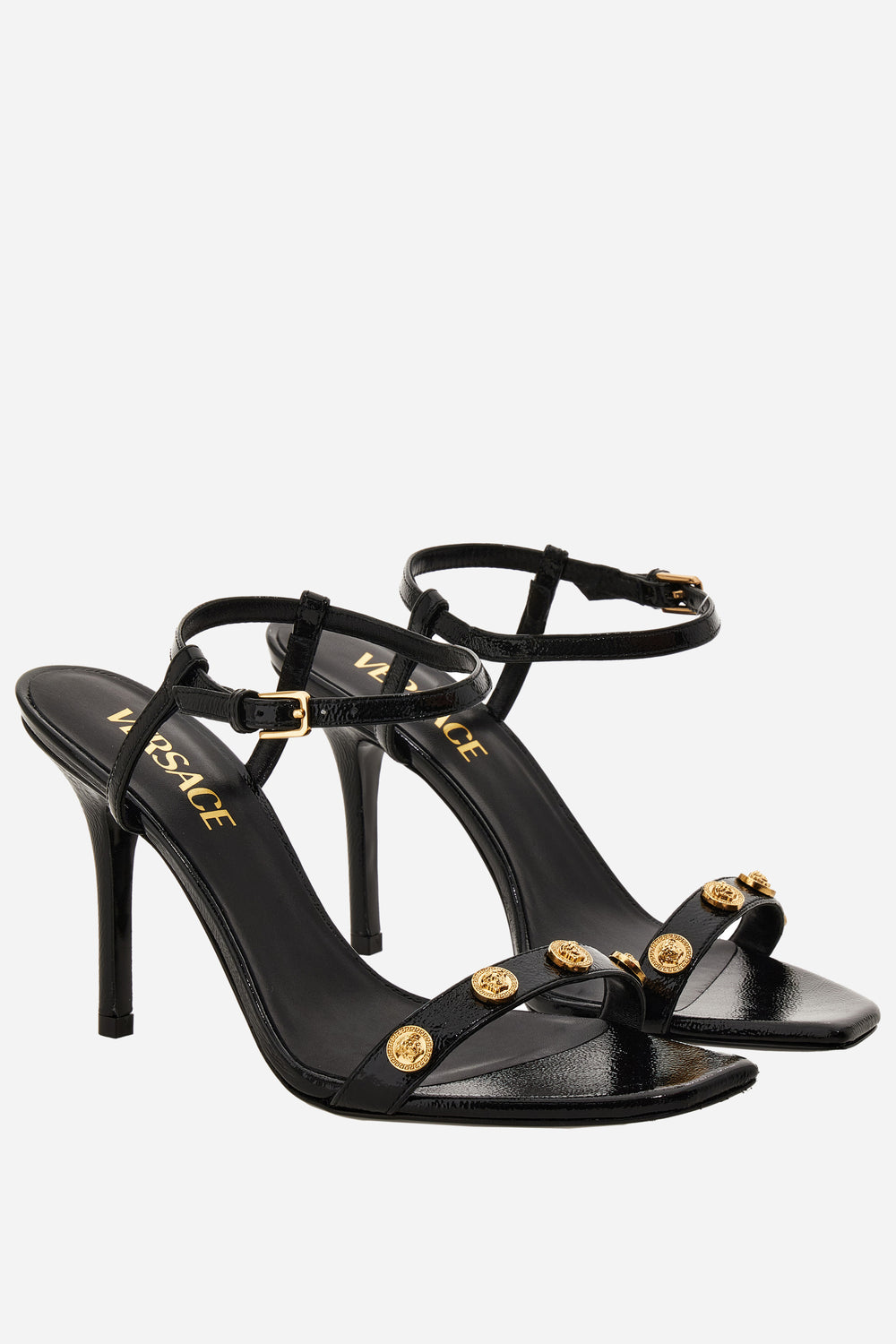 Versace — Tribute Sandal In Lamb Leather