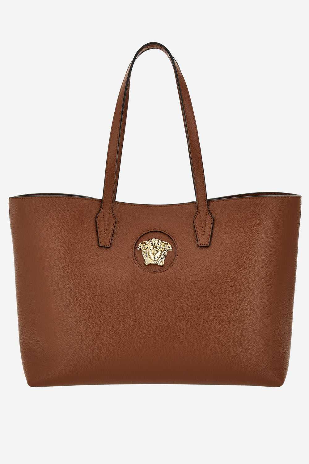 Versace — La Medusa Tote In Grainy Calf Leather