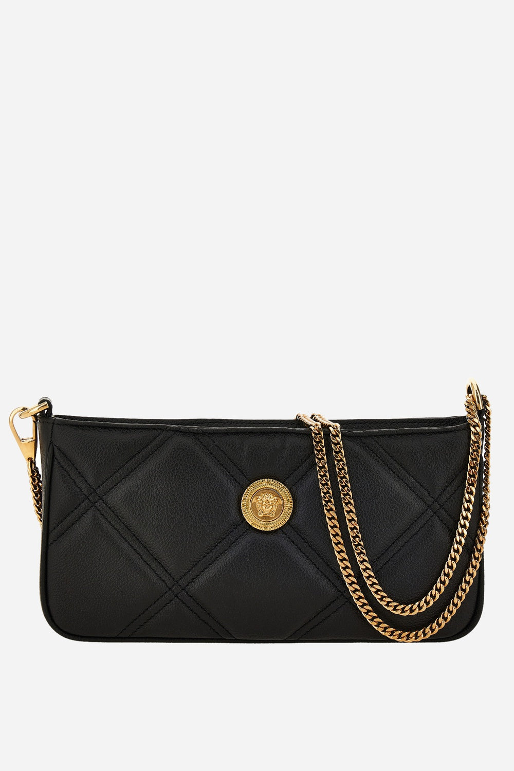 Versace — Medusa Biggie Mini Bag In Quilted Calf Leather