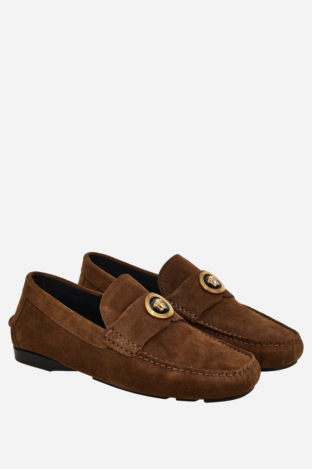 Versace — Other M Shoes In Suede-Enamel Hw