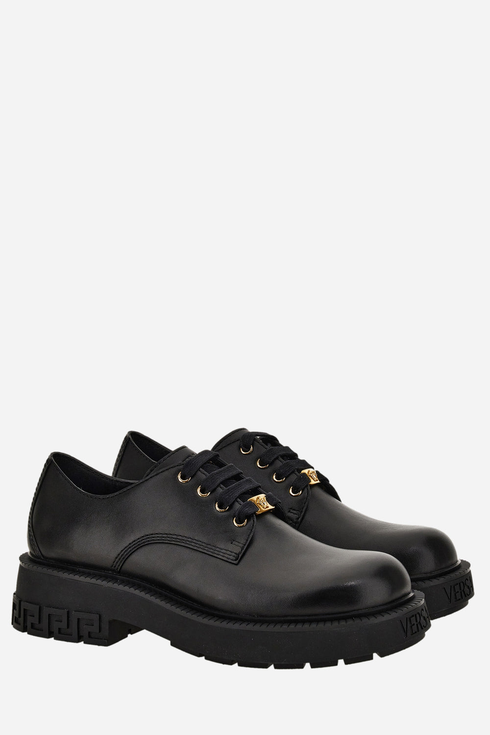Versace — Versace Tank Laced Up In Calf Leather