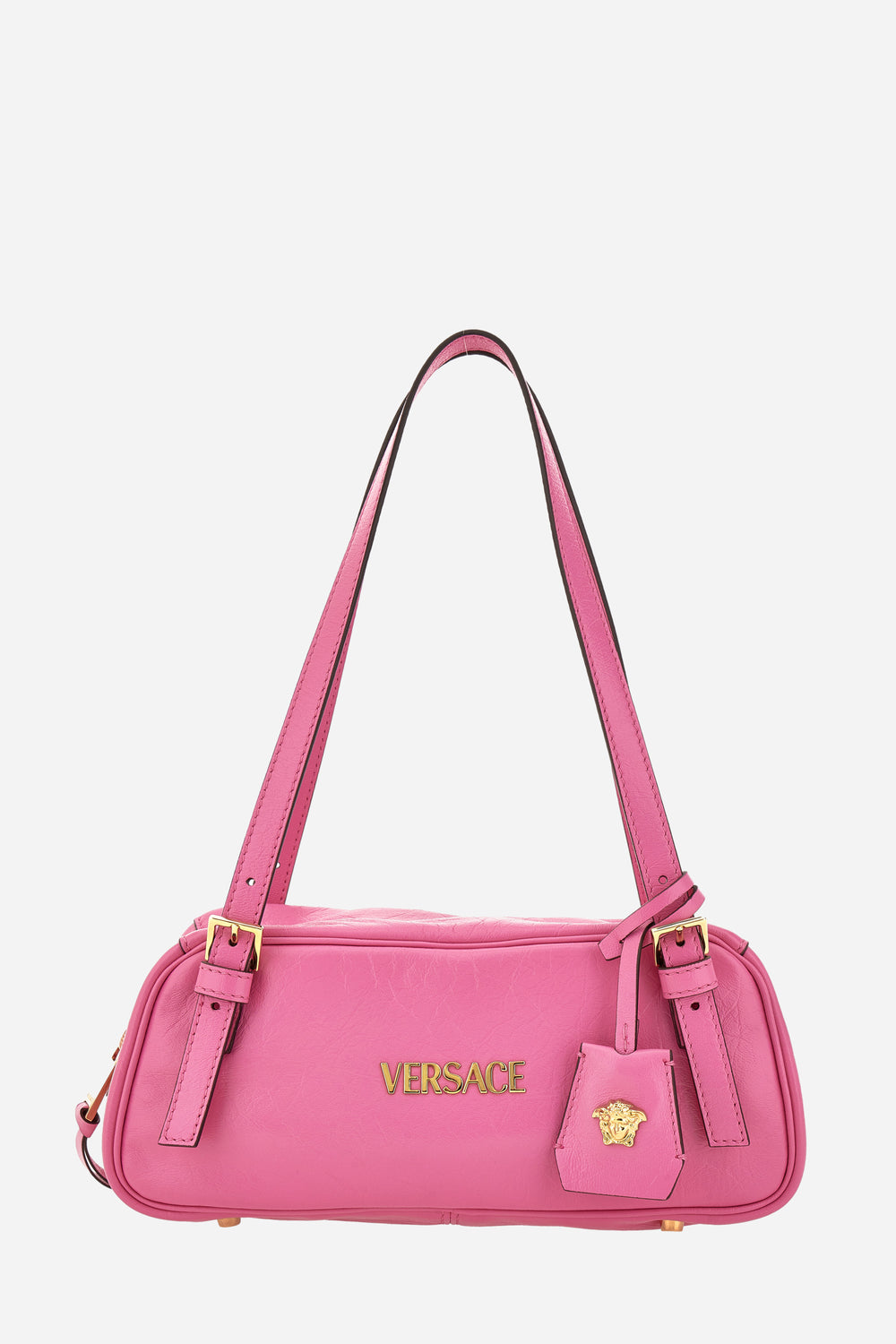 Versace — Versace Tag Shoulder In Lamb Leather