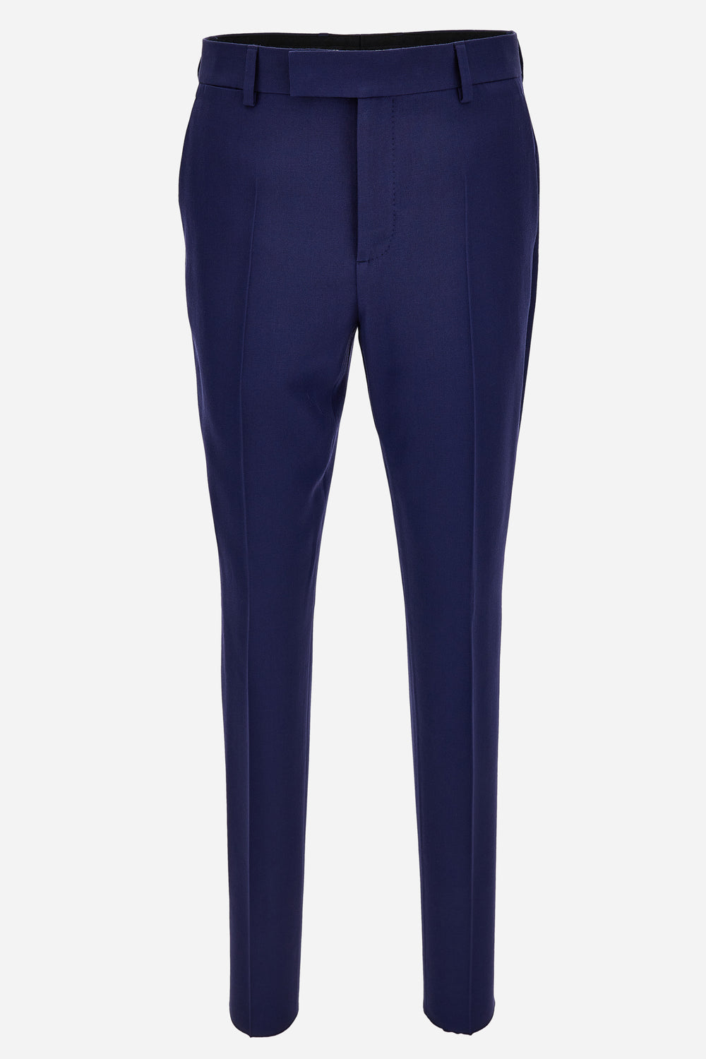 Versace — Formal Pant In Grain De Poudre Wool Fabric