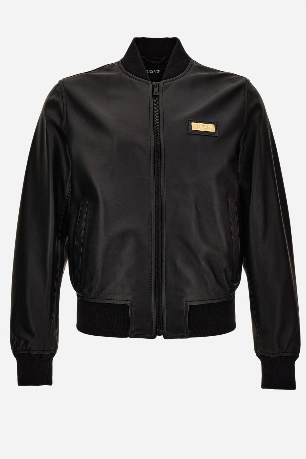 Versace — Blouson Leather In Leather United Skin