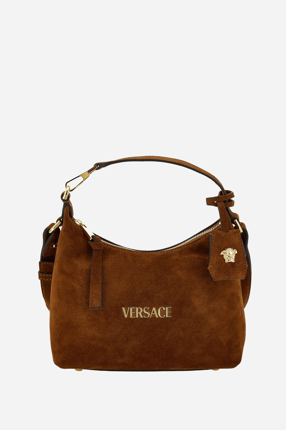 Versace — Versace Tag Hobo In Suede
