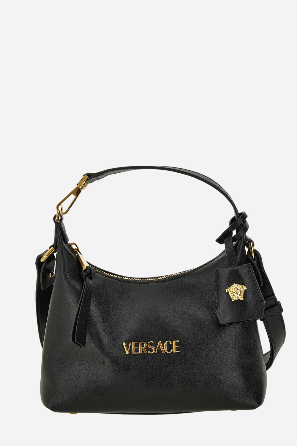 Versace — Versace Tag Hobo In Lamb Leather