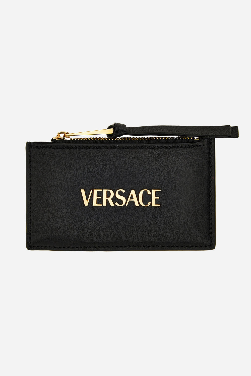 Versace — Versace Tag Card Case In Lamb Leather