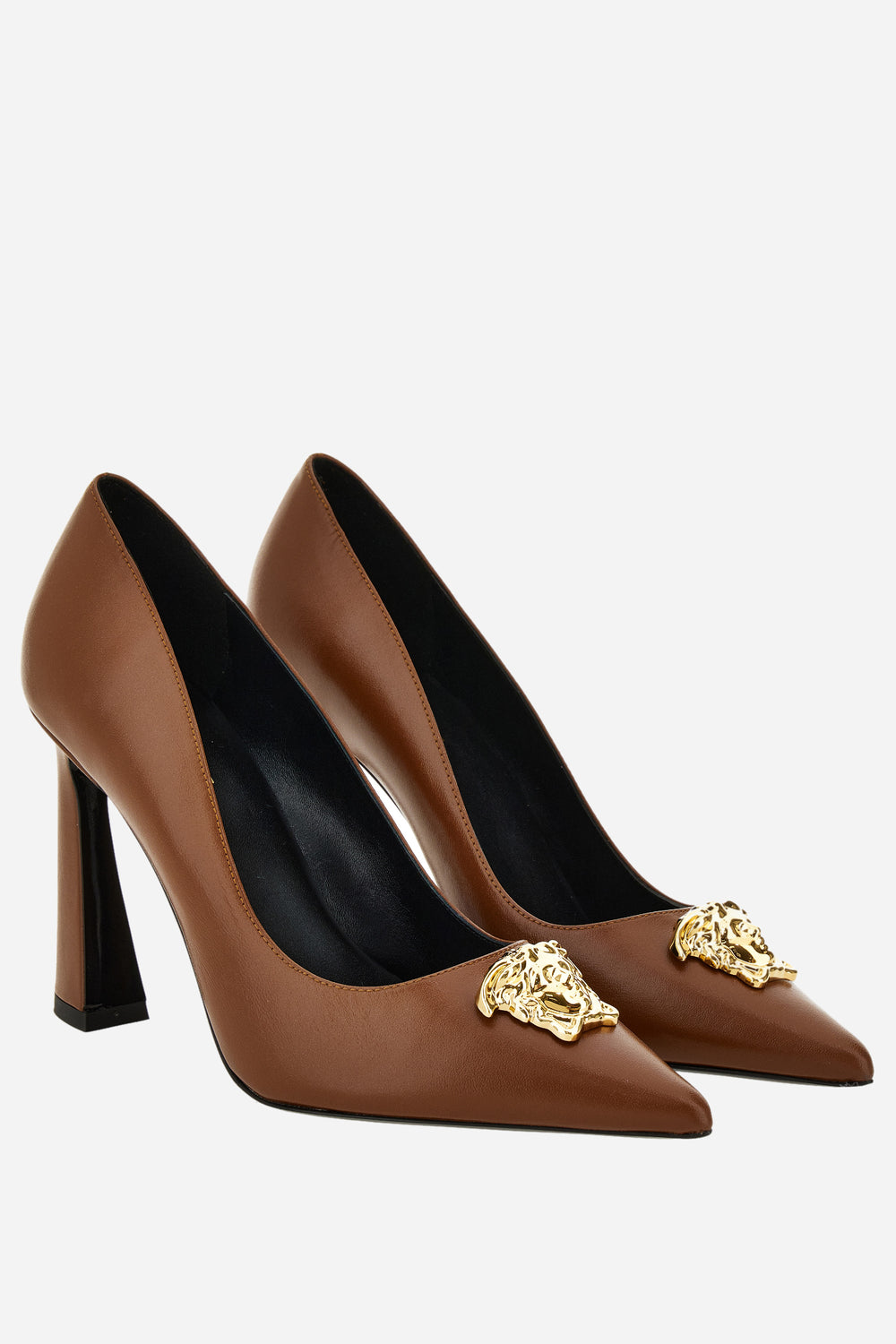 Versace — La Medusa Pump In Calf Leather