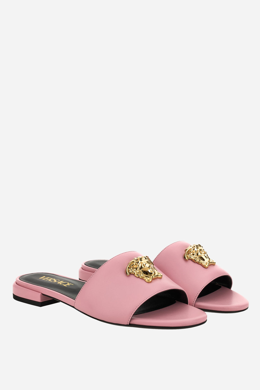 Versace — La Medusa Sandal In Calf Leather