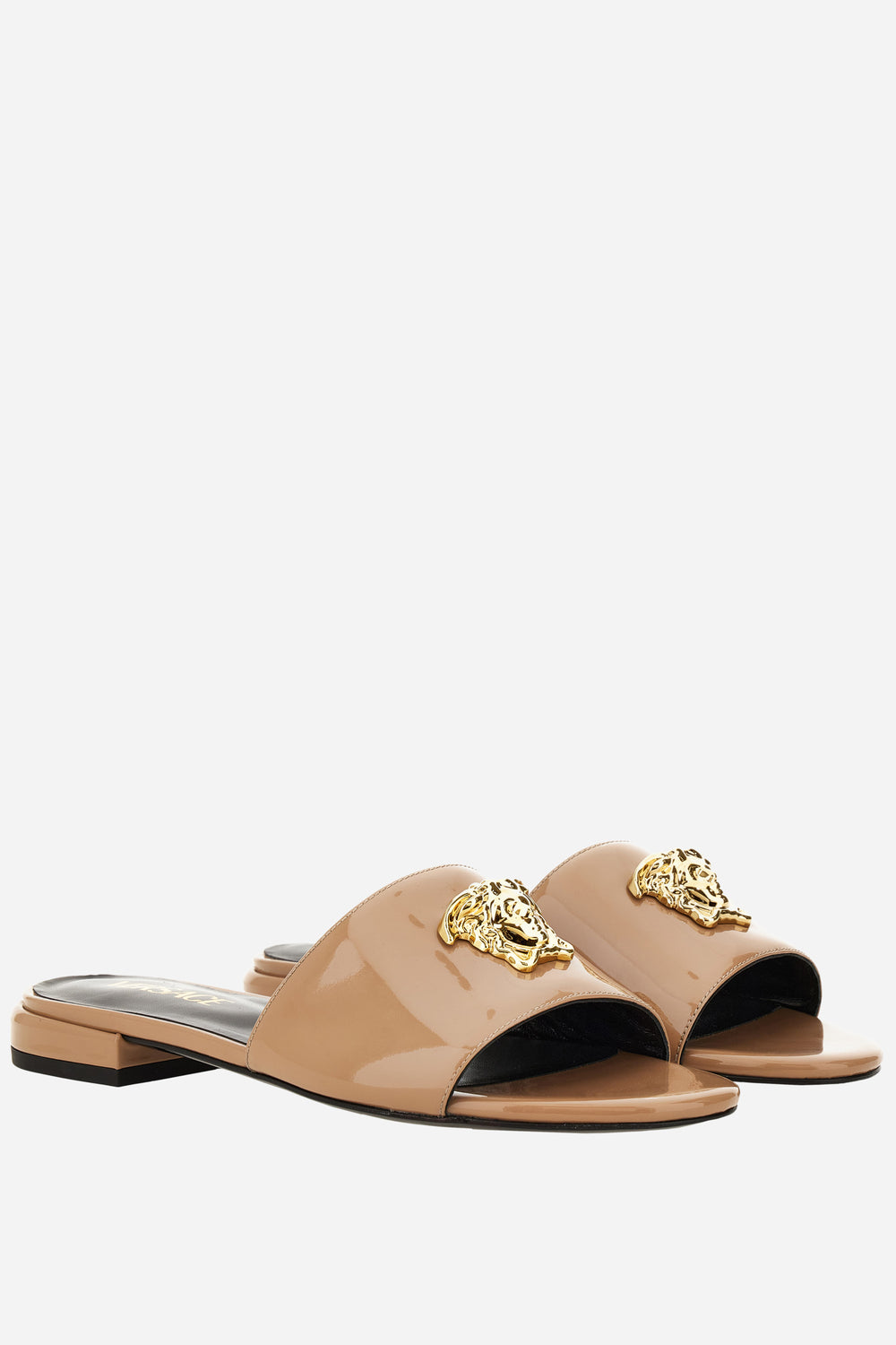 Versace — La Medusa Sandal In Patent Leather